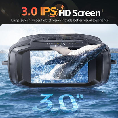 FNIRSI NVS-40 Small Portable Outdoor 4K Full Color HD Infrared Binocular Night Vision Device, NVS-40