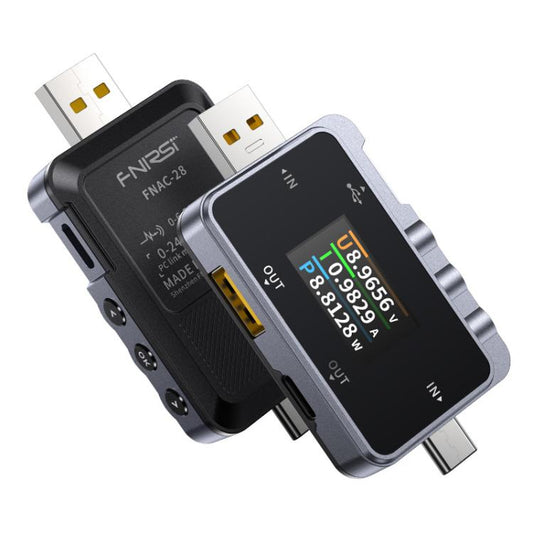 Fnirsi FNAC-28 Multi-function Type-C & USB Professional Grade Ripple Monitoring Tester, FNAC-28