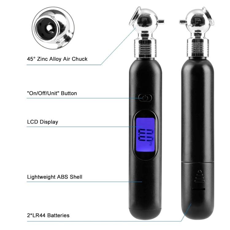 Car LCD display Portable Tire Monitoring Gauge Tire Pressure Tool, LCD Display