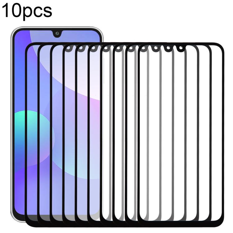 10pcs Front Screen Outer Glass Lens with OCA Optically Clear Adhesive, For Galaxy S26+ SM-S947B, For Galaxy M07 SM-M075F, For Galaxy M17 SM-M176B, For Galaxy S26 SM-S942B, For Galaxy A57 SM-A576B, For Galaxy A37 SM-A376B, For Galaxy S25 FE SM-S731B