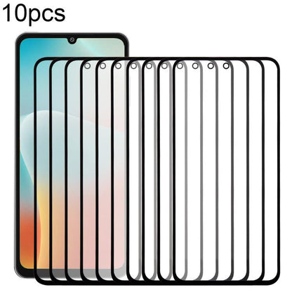 10pcs Front Screen Outer Glass Lens with OCA Optically Clear Adhesive, For Galaxy S26+ SM-S947B, For Galaxy M07 SM-M075F, For Galaxy M17 SM-M176B, For Galaxy S26 SM-S942B, For Galaxy A57 SM-A576B, For Galaxy A37 SM-A376B, For Galaxy S25 FE SM-S731B