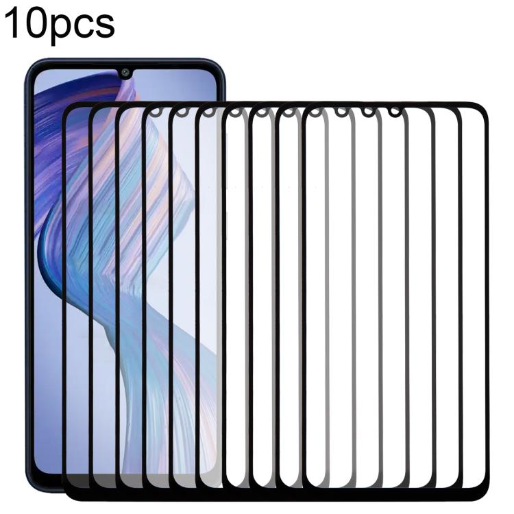 10pcs Front Screen Outer Glass Lens with OCA Optically Clear Adhesive, For Galaxy S26+ SM-S947B, For Galaxy M07 SM-M075F, For Galaxy M17 SM-M176B, For Galaxy S26 SM-S942B, For Galaxy A57 SM-A576B, For Galaxy A37 SM-A376B, For Galaxy S25 FE SM-S731B