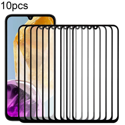 10pcs Front Screen Outer Glass Lens with OCA Optically Clear Adhesive, For Galaxy S26+ SM-S947B, For Galaxy M07 SM-M075F, For Galaxy M17 SM-M176B, For Galaxy S26 SM-S942B, For Galaxy A57 SM-A576B, For Galaxy A37 SM-A376B, For Galaxy S25 FE SM-S731B