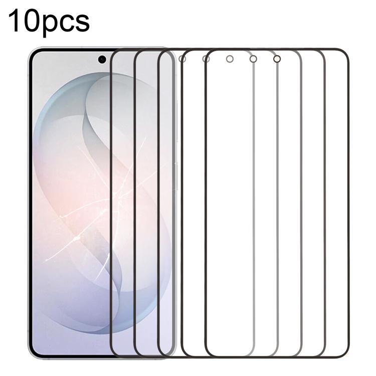 10pcs Front Screen Outer Glass Lens with OCA Optically Clear Adhesive, For Galaxy S26+ SM-S947B, For Galaxy M07 SM-M075F, For Galaxy M17 SM-M176B, For Galaxy S26 SM-S942B, For Galaxy A57 SM-A576B, For Galaxy A37 SM-A376B, For Galaxy S25 FE SM-S731B
