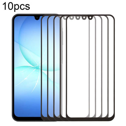 10pcs Front Screen Outer Glass Lens with OCA Optically Clear Adhesive, For Galaxy S26+ SM-S947B, For Galaxy M07 SM-M075F, For Galaxy M17 SM-M176B, For Galaxy S26 SM-S942B, For Galaxy A57 SM-A576B, For Galaxy A37 SM-A376B, For Galaxy S25 FE SM-S731B