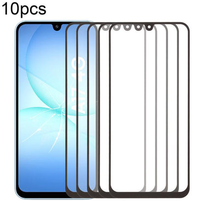 10pcs Front Screen Outer Glass Lens with OCA Optically Clear Adhesive, For Galaxy S26+ SM-S947B, For Galaxy M07 SM-M075F, For Galaxy M17 SM-M176B, For Galaxy S26 SM-S942B, For Galaxy A57 SM-A576B, For Galaxy A37 SM-A376B, For Galaxy S25 FE SM-S731B