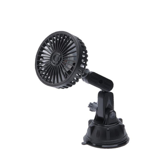 Multifunctional Car Suction Cup Fan 360 Degree Rotation Adjustable Single Head Fan, Short Rod, Long Rod