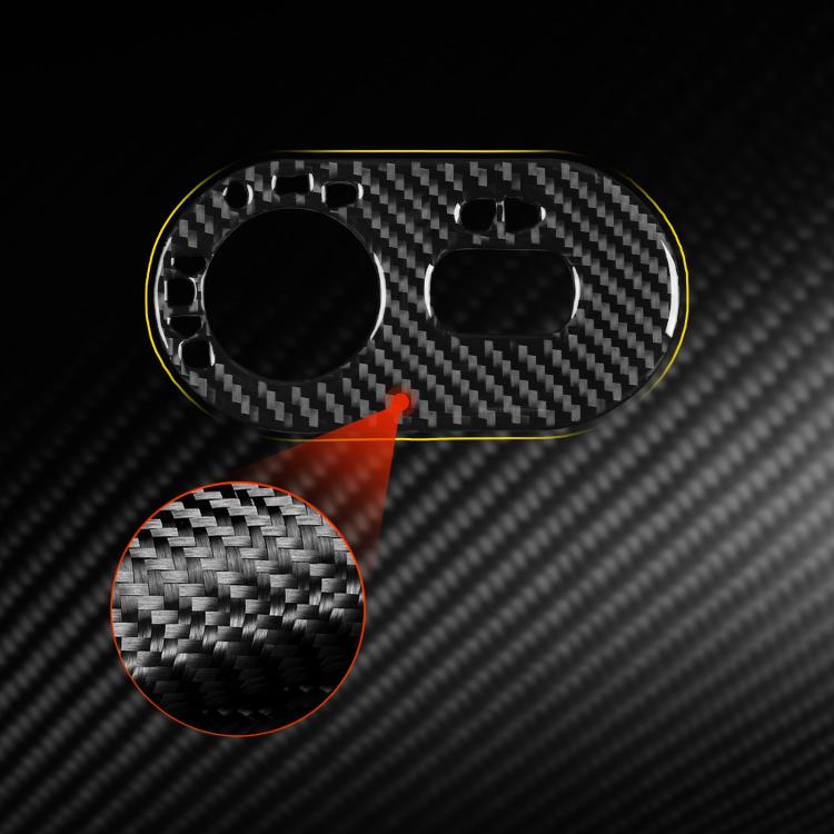 Carbon Fiber Car Headlight Switch Decorative Sticker for SEAT Ibiza 2003-2008, Left Driver, Headlight Switch, Left Driver