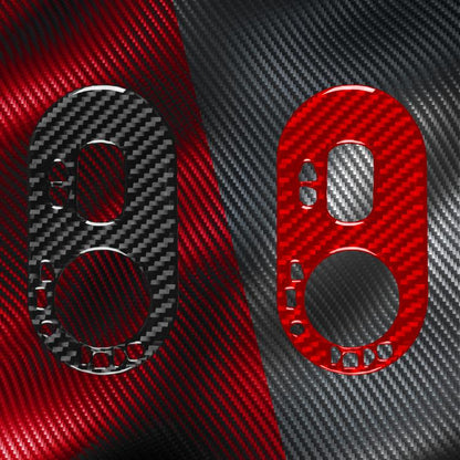 Carbon Fiber Car Headlight Switch Decorative Sticker for SEAT Ibiza 2003-2008, Left Driver, Headlight Switch, Left Driver
