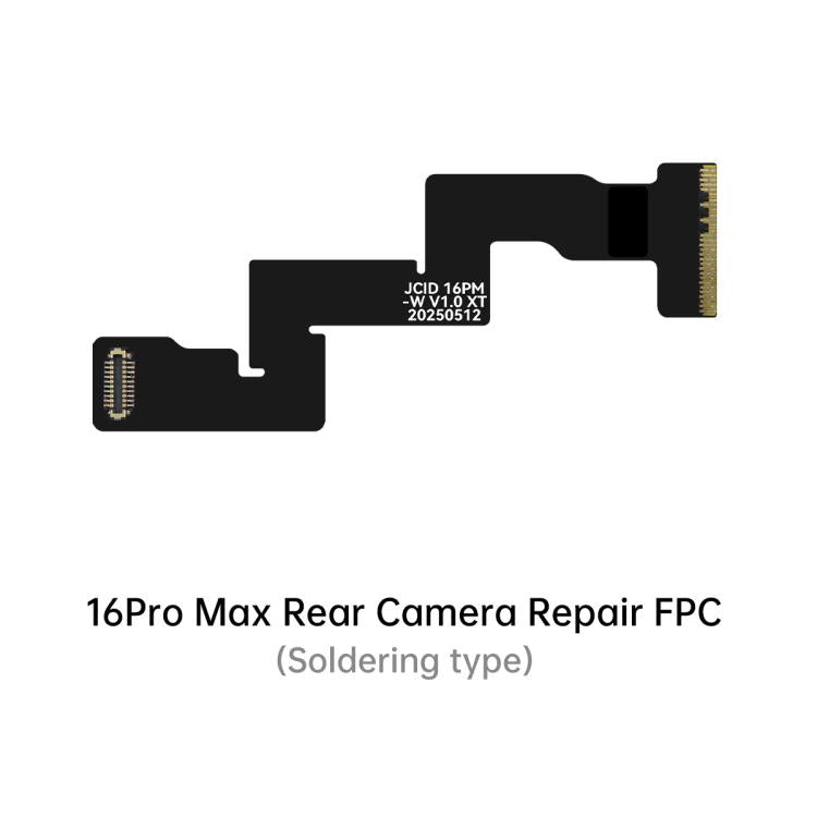 JC Soldering Type Rear Camera Repair FPC Flex Cable, For iPhone 16 Pro Max(Rear Camera Soldering Type), For iPhone 16 Pro(Rear Camera Soldering Type), For iPhone 16 Plus(Rear Camera Soldering Type), For iPhone 16(Rear Camera Soldering Type)