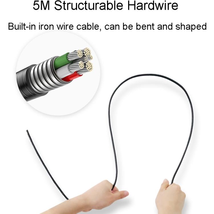 TESLONG MS450 4.5 Inch Large Screen Endoscope Auto Repair Tools, 8mm Dual Lens / 3m, 8mm Dual Lens / 10m, 8mm Dual Lens / 15m