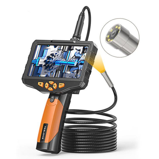 TESLONG NTS300 5 Inch Large Screen Industrial Endoscope Auto Repair Tools, 7.6mm Single Lens / 3m, 7.6mm Single Lens / 5m, 5.5mm Single Lens / 1m, 5.5mm Single Lens / 3m, 3.9mm Single Lens / 1m, 3.9mm Single Lens / 3m, 8mm Dual Lens / 1m