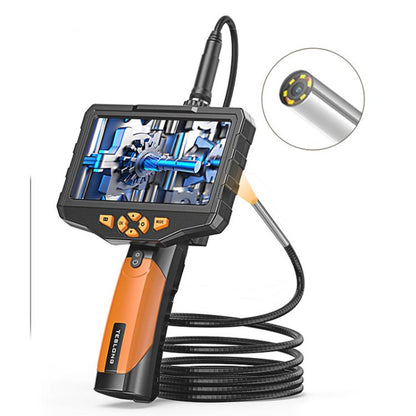 TESLONG NTS300 5 Inch Large Screen Industrial Endoscope Auto Repair Tools, 7.6mm Single Lens / 3m, 7.6mm Single Lens / 5m, 5.5mm Single Lens / 1m, 5.5mm Single Lens / 3m, 3.9mm Single Lens / 1m, 3.9mm Single Lens / 3m, 8mm Dual Lens / 1m