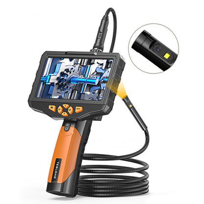 TESLONG NTS300 5 Inch Large Screen Industrial Endoscope Auto Repair Tools, 7.6mm Single Lens / 3m, 7.6mm Single Lens / 5m, 5.5mm Single Lens / 1m, 5.5mm Single Lens / 3m, 3.9mm Single Lens / 1m, 3.9mm Single Lens / 3m, 8mm Dual Lens / 1m