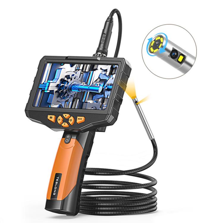 TESLONG NTS300 5 Inch Large Screen Industrial Endoscope Auto Repair Tools, 7.6mm Single Lens / 3m, 7.6mm Single Lens / 5m, 5.5mm Single Lens / 1m, 5.5mm Single Lens / 3m, 3.9mm Single Lens / 1m, 3.9mm Single Lens / 3m, 8mm Dual Lens / 1m