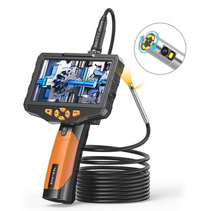 TESLONG NTS300 5 Inch Large Screen Industrial Endoscope Auto Repair Tools, 7.6mm Single Lens / 3m, 7.6mm Single Lens / 5m, 5.5mm Single Lens / 1m, 5.5mm Single Lens / 3m, 3.9mm Single Lens / 1m, 3.9mm Single Lens / 3m, 8mm Dual Lens / 1m