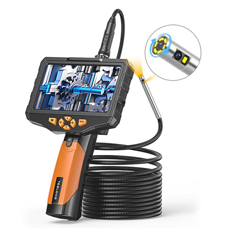 TESLONG NTS300 5 Inch Large Screen Industrial Endoscope Auto Repair Tools, 7.6mm Single Lens / 3m, 7.6mm Single Lens / 5m, 5.5mm Single Lens / 1m, 5.5mm Single Lens / 3m, 3.9mm Single Lens / 1m, 3.9mm Single Lens / 3m, 8mm Dual Lens / 1m