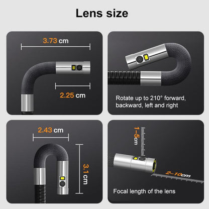 TESLONG TF600 6 Inch Screen 360 Degree Steering Industrial Endoscope Supports Wi-Fi 1.55m Cable Length, 3.9mm Single Lens, 6.5mm Single Lens, 6.5mm Dual Lens