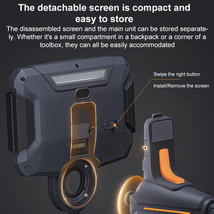 TESLONG TF600 6 Inch Screen 360 Degree Steering Industrial Endoscope Supports Wi-Fi 1.55m Cable Length, 3.9mm Single Lens, 6.5mm Single Lens, 6.5mm Dual Lens