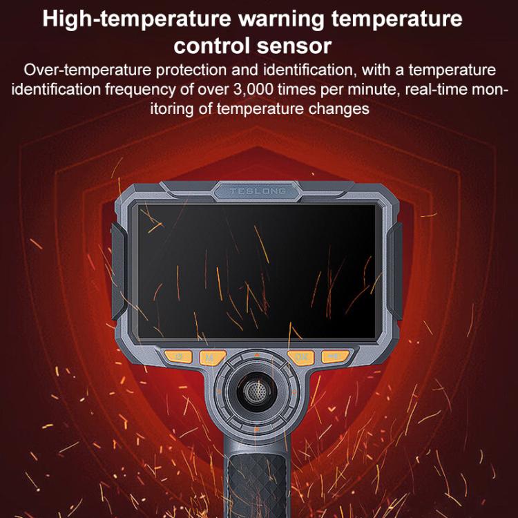 TESLONG TF600 6 Inch Screen 360 Degree Steering Industrial Endoscope Supports Wi-Fi 1.55m Cable Length, 3.9mm Single Lens, 6.5mm Single Lens, 6.5mm Dual Lens