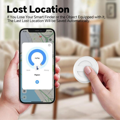M10 Mini GPS Location Tracker Anti-lost Device with Keychain, M10 (White), M10 (Black)