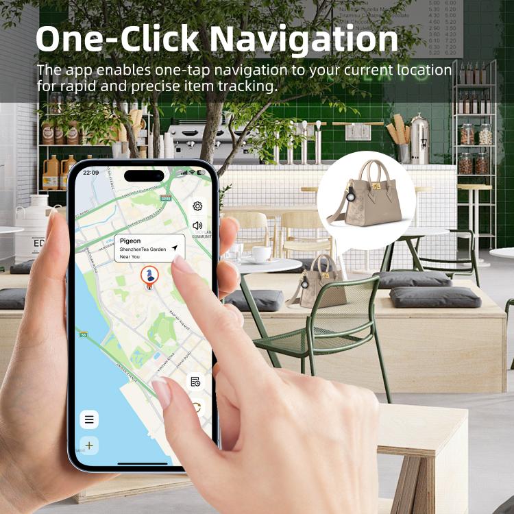 M10 Mini GPS Location Tracker Anti-lost Device with Keychain, M10 (White), M10 (Black)