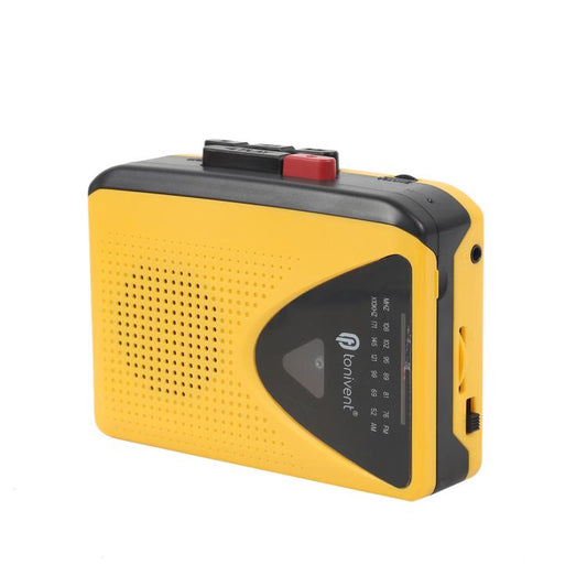Tonivent TON009B Portable Tape Recorder Cassette Player Support FM / AM Radio, TON009B