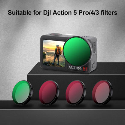 For DJI Action 5 Pro Camera Lens Filter, CPL, ND8, ND16, ND32, ND64, UV, Diffusion 1/4