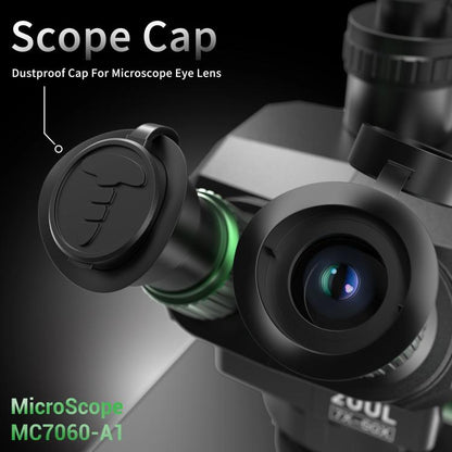 2uul MC7060-A1 7-60X Synchronous Zoom Trinocular Microscope