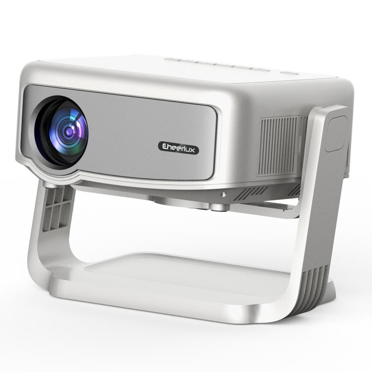 Cheerlux C6C Same Screen Version 1280x720P 180ANSI Bluetooth 5.1 Smart Projector, with Gimbal, US Plug, UK Plug, AU Plug, EU Plug