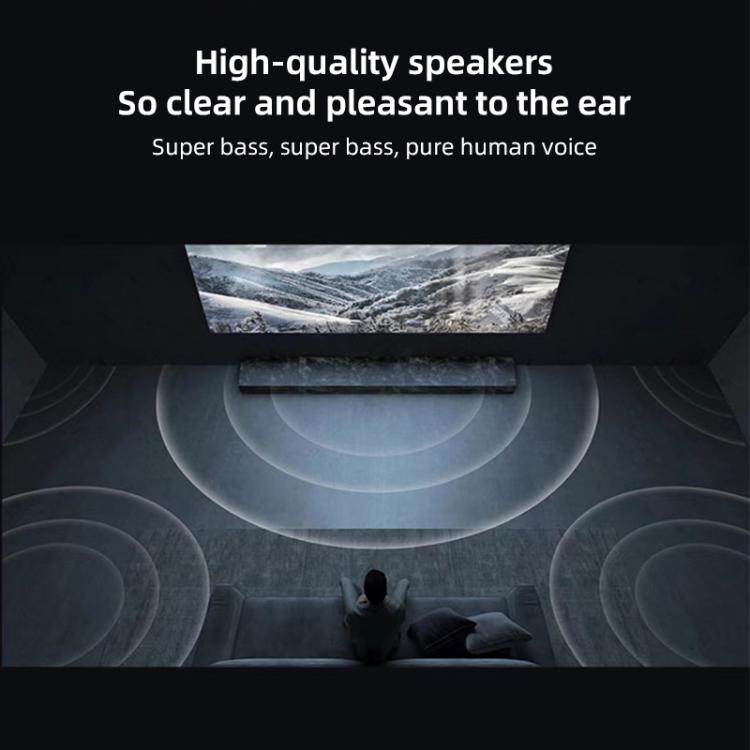 Cheerlux C58A1 Whale OS Version 1920x1080P 650ANSI Smart Projector, with Front Display, US Plug, UK Plug, AU Plug, EU Plug
