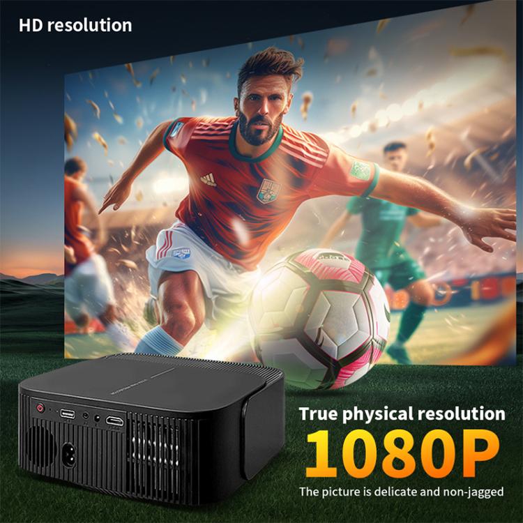 Cheerlux E2C Same Screen Version 1920x1080P 300ANSI Smart Projector, US Plug, UK Plug, AU Plug, EU Plug