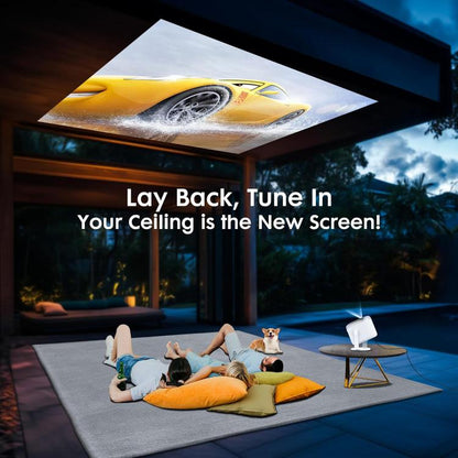 Cheerlux H1 Same Screen Version 1280x720P 180ANSI Smart Projector, with Gimbal, US Plug, UK Plug, AU Plug, EU Plug