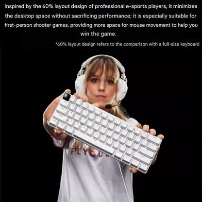 Logitech G PRO X 60 LIGHTSPEED Wireless Gaming Keyboard, GX-T Optical Switches