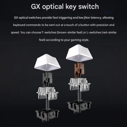 Logitech G PRO X 60 LIGHTSPEED Wireless Gaming Keyboard, GX-T Optical Switches