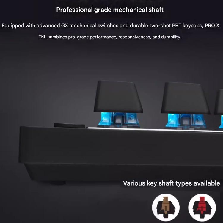 Logitech G PRO X TKL Wireless Gaming Keyboard, GX-L Mechanical Switches