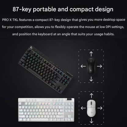 Logitech G PRO X TKL Wireless Gaming Keyboard, GX-T Mechanical Switches