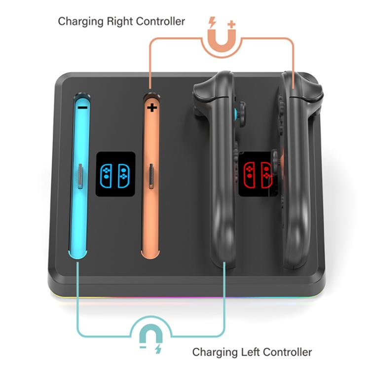 OIVO IV-SW224 Game Controller Magnetic Charging Stand, For Nintendo Switch 2