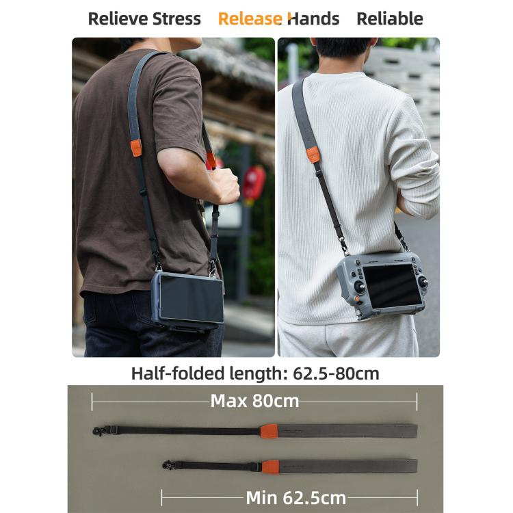 Sunnylife GS014 Multi-Purpose Lanyard with CNC Aluminum Buckle, For DJI RC 2 / 1 / Pro 2 / 1