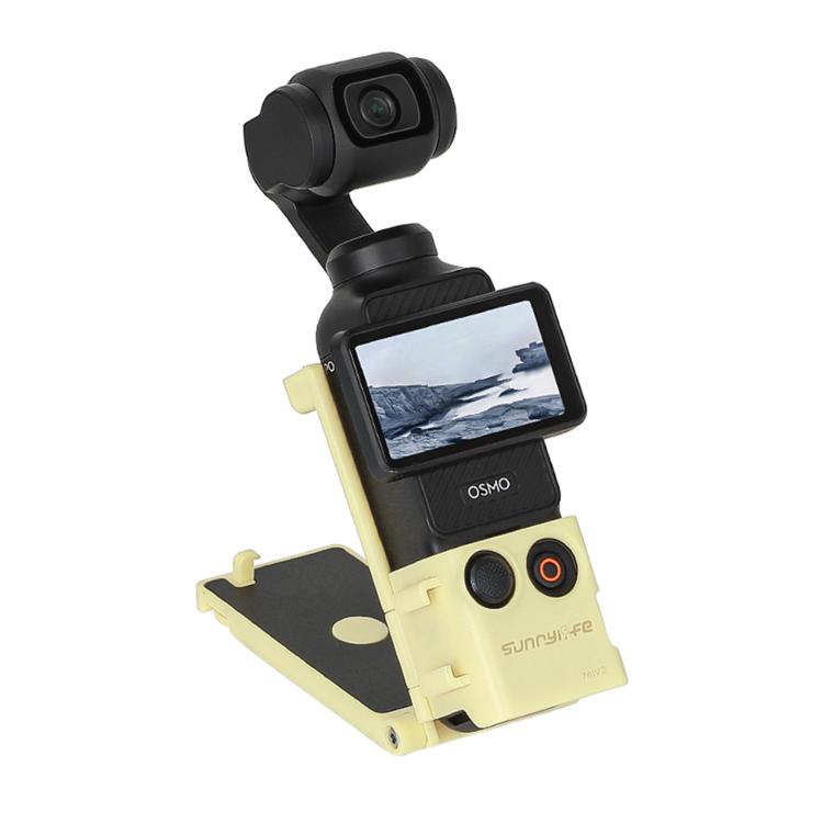 Sunnylife Magnetic Mount 1/4 Adapter Cold Shoe Tabletop Base Bracket Angles Adjustable Multi Expansion Mount, 761V2 For DJI OSMO Pocket 3
