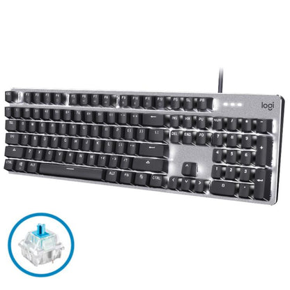 Logitech K845 Backlit Mechanical Wired Keyboard, Cable Length: 1.8m, TTC Brown Axis, TTC Red Axis, TTC Blue Axis