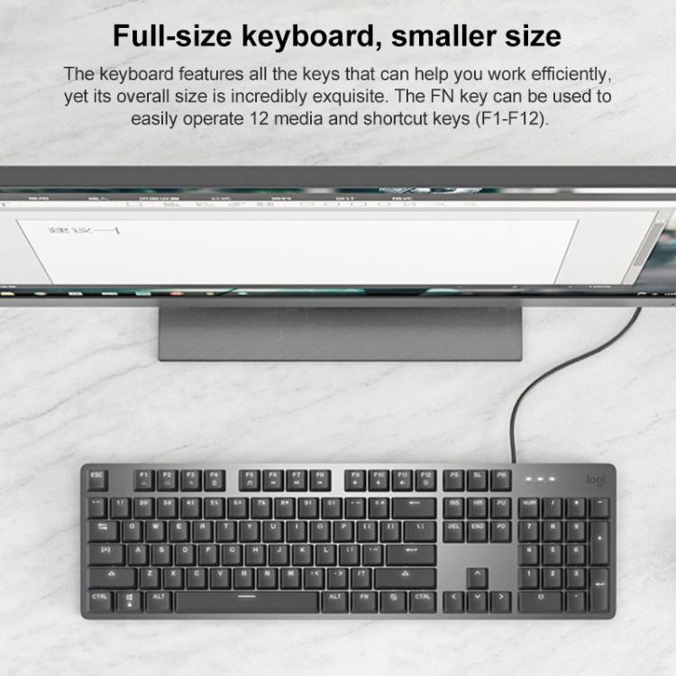Logitech K845 Backlit Mechanical Wired Keyboard, Cable Length: 1.8m, TTC Brown Axis, TTC Red Axis, TTC Blue Axis