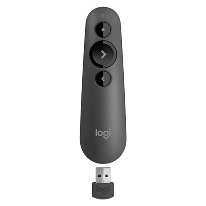 Logitech R500s Laser Wireless Smart Presentation Remote Controller, R500s (Black), R500s (Grey)