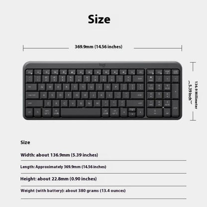 Logitech K251 Wireless Bluetooth Keyboard for Business Laptop Office use, K251