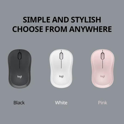 Logitech M240 1000dpi Silent Wireless Bluetooth Mouse, M240