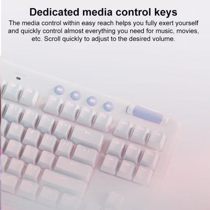 Logitech G715 Dual-Mode 87-Key RGB Wireless Bluetooth Mechanical Keyboard, Tea Shaft
