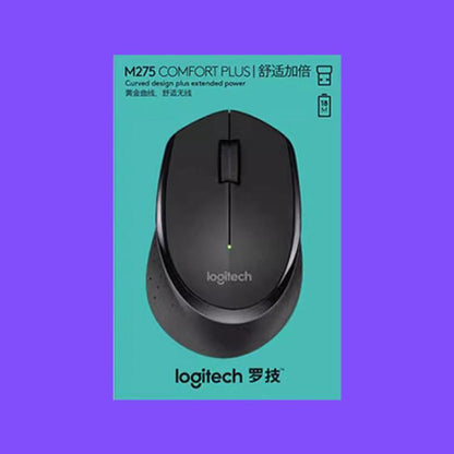 Logitech M275 1000dpi 2.4GHz Wireless Mouse with USB, M275