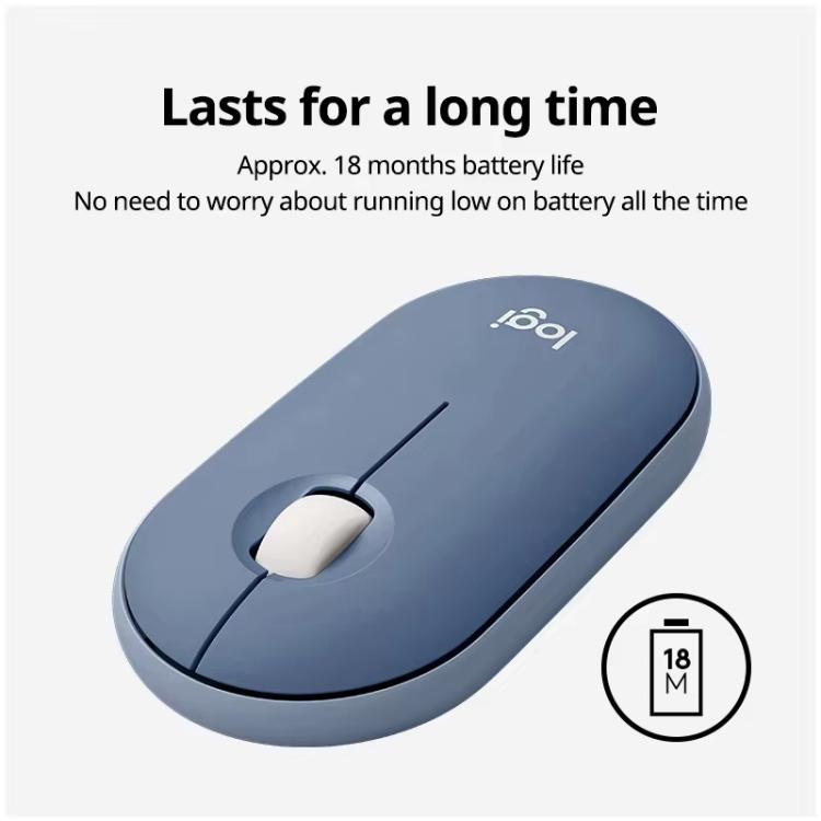 Logitech PEBBLE M350 1000DPI Ultra-Thin Dual-Mode Wireless Bluetooth Mouse