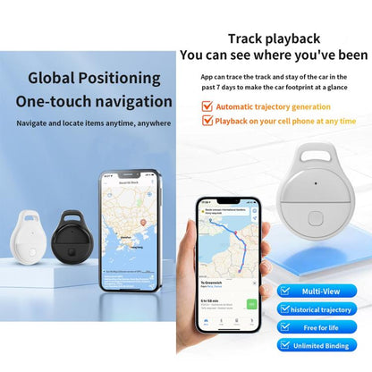 JHX05 iOS & Android Mini GPS Global Smart Location Tracker Anti-lost Device, OS & Android (Black), OS & Android (White), OS & Android (Pink), OS & Android (Orange)