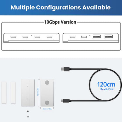 HST-2A1CTS 5 in 1 USB 3.0 Detachable Magnetic Docking Station, HST-2A1CTS